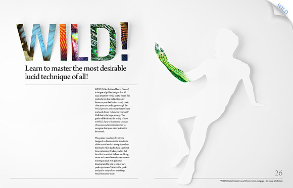 WILD page from new book WILD page
